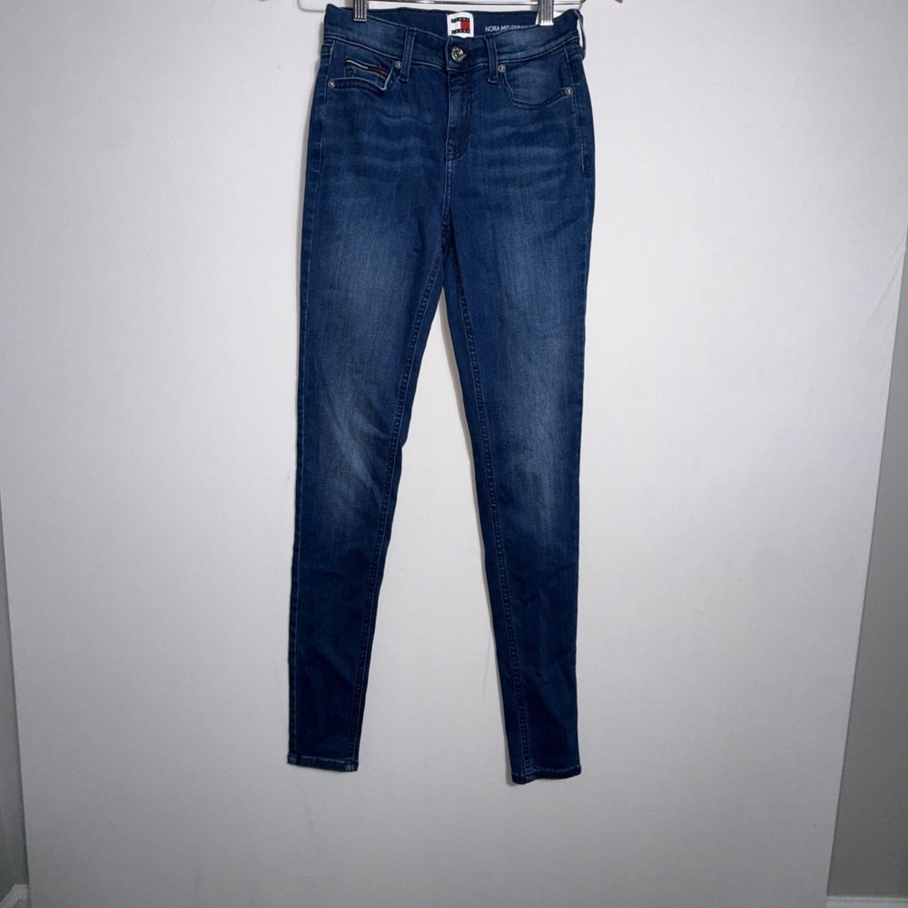 Tommy Jeans Nora Mid Skinny 25X32 Womens NEW Blue